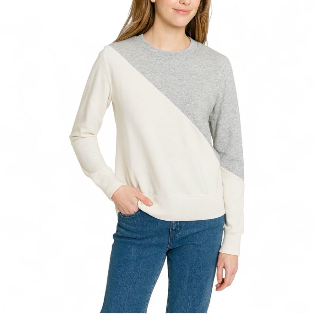 Summersalt Women's Grey and White Jumper